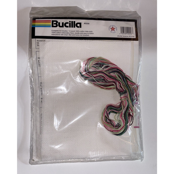 Bucilla Counted Cross Stitch Kit Spring Tulips Flowers Craft Hobby 40256 USA - Picture 2 of 3